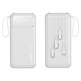Power bank со встроенным кабелем PB-136