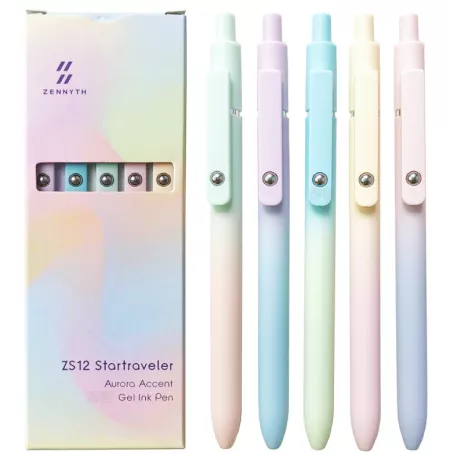 Гелевая ручка soft touch с градиентом VV-010